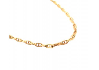 COLLANA CATENA MARINARA IN ORO GIALLO 18 KT