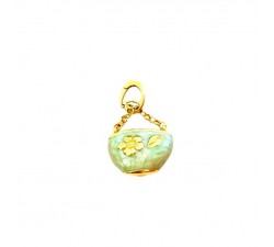 CIONDOLO CHARM BORSA IN ORO GIALLO 18 KT