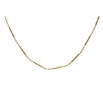 COLLANA UOMO PALLINE IN ORO GIALLO 18 KT LUNGA CM 50