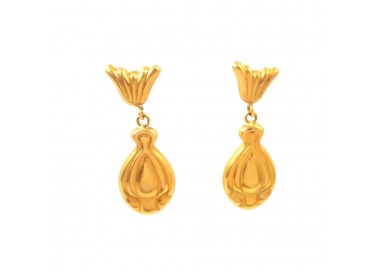 ORECCHINI PENDENTI IN ORO GIALLO 18 KT