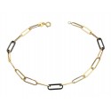 BRACCIALE CATENA FORZATINA UOMO IN ORO GIALLO 18 KT 