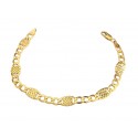 BRACCIALE UOMO CATENA IN ORO GIALLO 18 KT