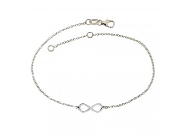 BRACCIALE DA DONNA INFINITO IN ORO BIANCO 18 KT