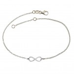 BRACCIALE DA DONNA INFINITO IN ORO BIANCO 18 KT