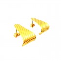 ORECCHINI IN ORO GIALLO 18 KT STILIZZATI 