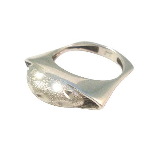 ANELLO DA DONNA IN ORO BIANCO 18 KT 