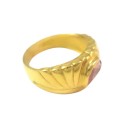 ANELLO DA DONNA IN ORO GIALLO 18 KT CON AMETISTA