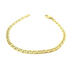 BRACCIALE CATENA IN ORO GIALLO 18 KT