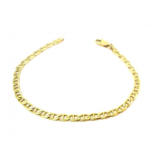 BRACCIALE CATENA IN ORO GIALLO 18 KT 