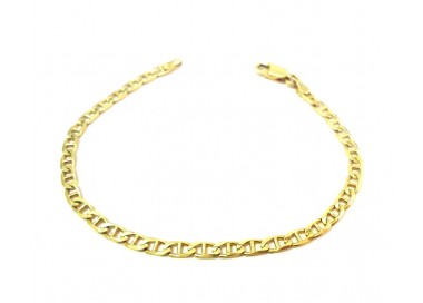 BRACCIALE CATENA IN ORO GIALLO 18 KT