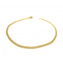 BRACCIALE CATENA UNSEX IN ORO GIALLO 18 KT