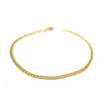 BRACCIALE CATENA UNSEX IN ORO GIALLO 18 KT