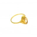 ANELLO DA DONNA IN ORO GIALLO 18 KT CON ZIRCONE 