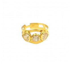 anello trilogy oro giallo