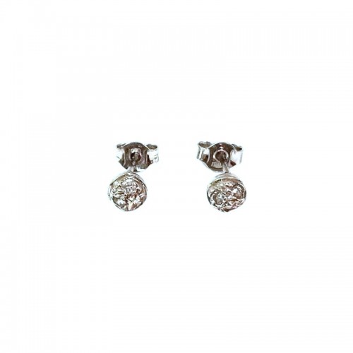 ORECCHINI PUINTO LUCE IN ORO BIANCO 18 KT CON ZIRCONI TAGLIO BRILLANTE