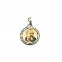 CIONDOLO PADRE PIO IN ORO GIALLO+COLLANA IN OMAGGIO