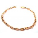 BRACCIALE CATENA MARINARA MARINA IN ORO GIALLO 18 KT